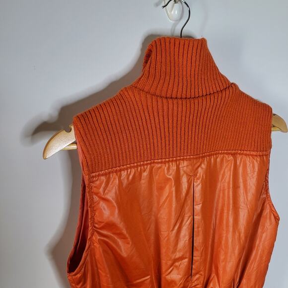 Ashley by 26 International orange fitted cargo vest Size Medium - Picture 6 of 9